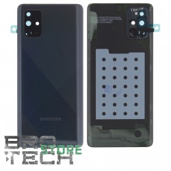 BACK COVER SAMSUNG A71 A715 BLACK SERVICE PACK