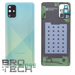 BACK COVER SAMSUNG A71 A715 BLUE SERVICE PACK