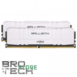 KIT RAM CRUCIAL BALLISTIX 16GB 2X8 DDR4-3200 WHITE
