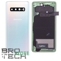 BACK COVER GLASS SAMSUNG S10 G973 WHITE SERVICE PACK