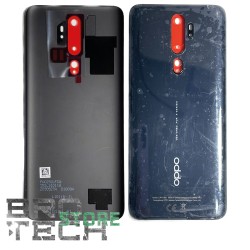 BACK COVER OPPO BLACK A5 2020 / A9 2020 BLACK SERVICE PACK