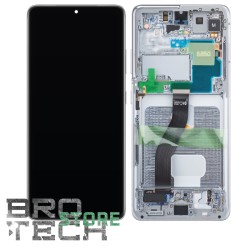 DISPLAY SAMSUNG S21 ULTRA G998 SILVER SERVICE PACK
