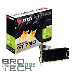 SCHEDA VIDEO MSI GEFORCE GT730 2GB DDR3 HDMI+DL-DVI PCI-E 2.0 LOW-PROFV