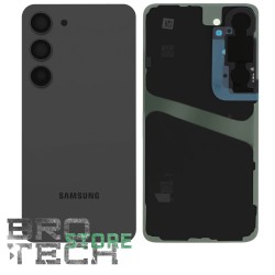 BACK COVER GLASS SAMSUNG S23 S911 GRAPHITE SERVICE PACK