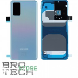 BACK COVER GLASS SAMSUNG S20+ PLUS G985 G986 BLUE SERVICE PACK