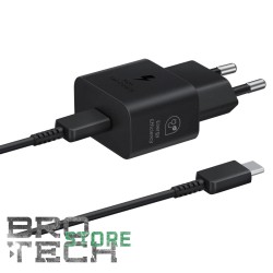 CARICABATTERIA SAMSUNG 25W POWER ADAPTER + CAVO TYPE-C BLACK T2510XBEGEU