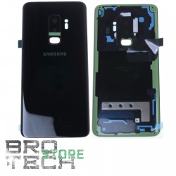 BACK COVER GLASS SAMSUNG S9 + PLUS G965 BLACK SERVICE PACK