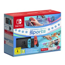 NINTENDO SWITCH NEON SPORTS BLUE E ROSSA + 12 MESI ABBONAMENTO ONLINE - NEW