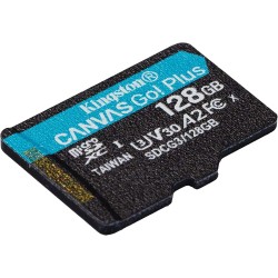 SCHEDA DI MEMORIA MICRO SD KINGSTON GO PLUS 128 GB CL10 U3 V30 A2