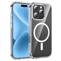 HOCO COVER MAGNETIC PER IPHONE 16 PRO - TRASPARENTE