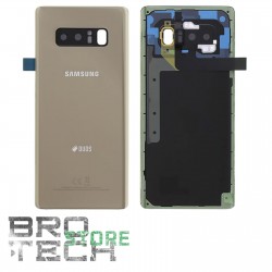 BACK COVER GLASS SAMSUNG NOTE 8 N950 DUOS GOLD SERVICE PACK