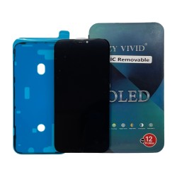 DISPLAY IPHONE 12 PRO MAX OLED SOFT ZY front view with sticker and box